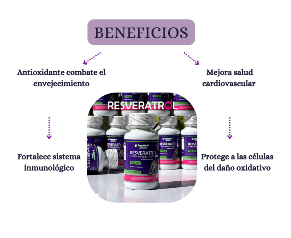 RESVERATROL™: El Secreto Natural para Revitalizar tu Cuerpo y Mantenerte Joven