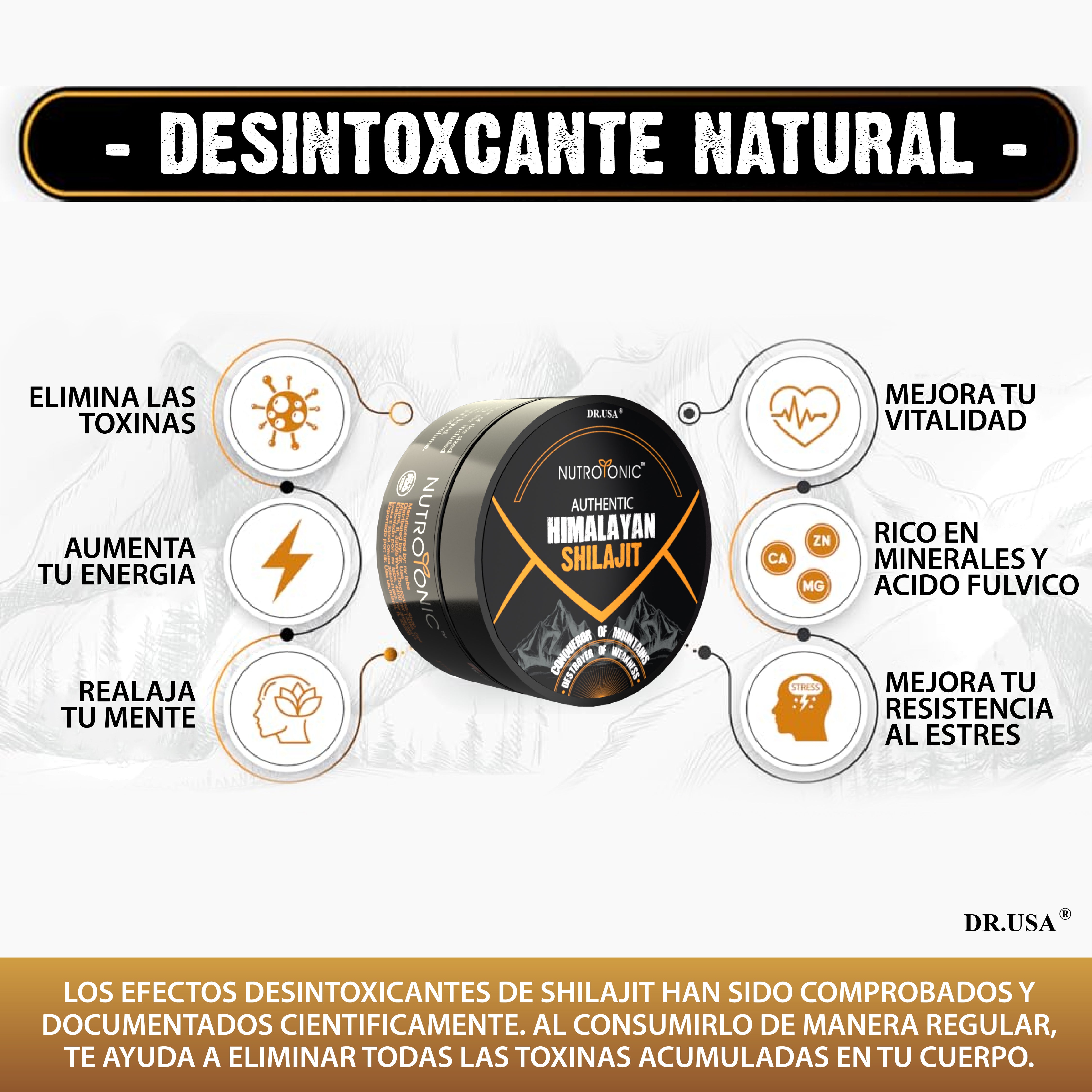 SHILAJIT ORIGINAL HIMALAYA, MÚLTIPLES BENEFICIOS PARA LA SALUD TANTO FÍSICA COMO MENTAL!